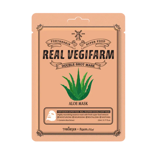 Double Shot Mask Aloe Vera FORTHESKIN