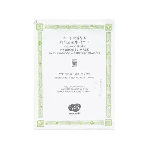 Hydrogel Fruits Organiques Masque WHAMISA