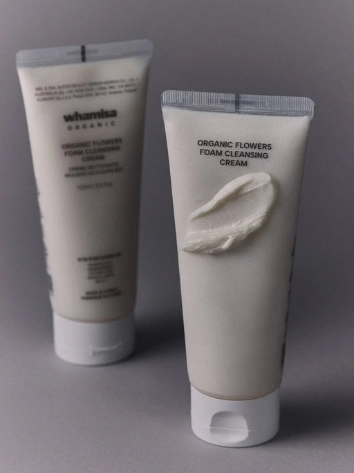 Organic Flowers Foam Cleansing Cream WHAMISA